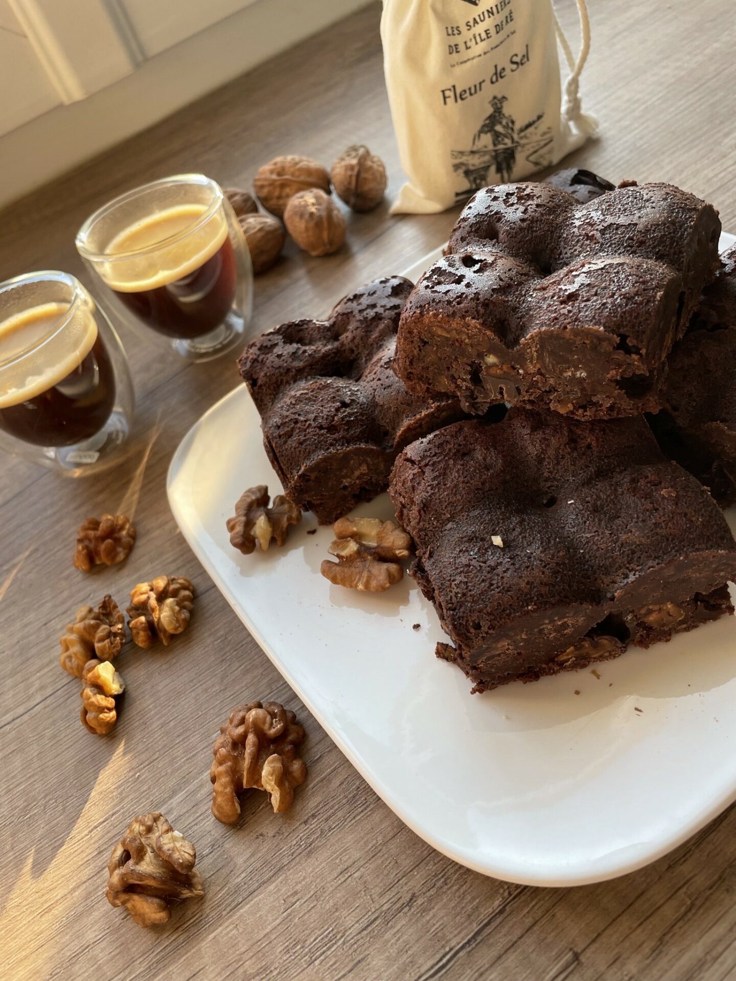 Brownie à la fleur de sel de l’île de ré