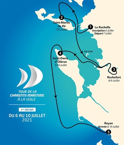 Le tour de la Charente Maritime à la voile…