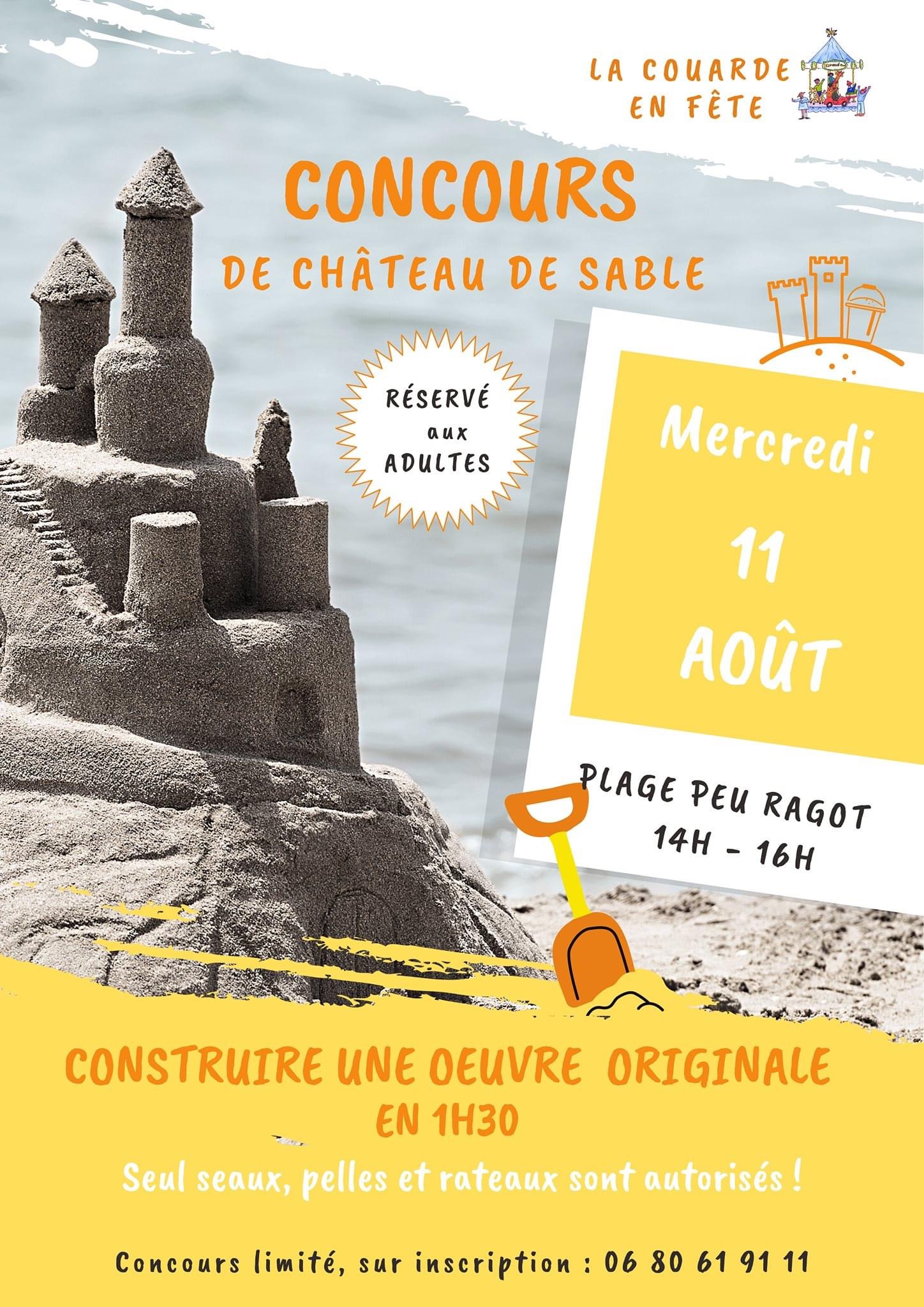 Concours château de sable brunch-ile-de-re