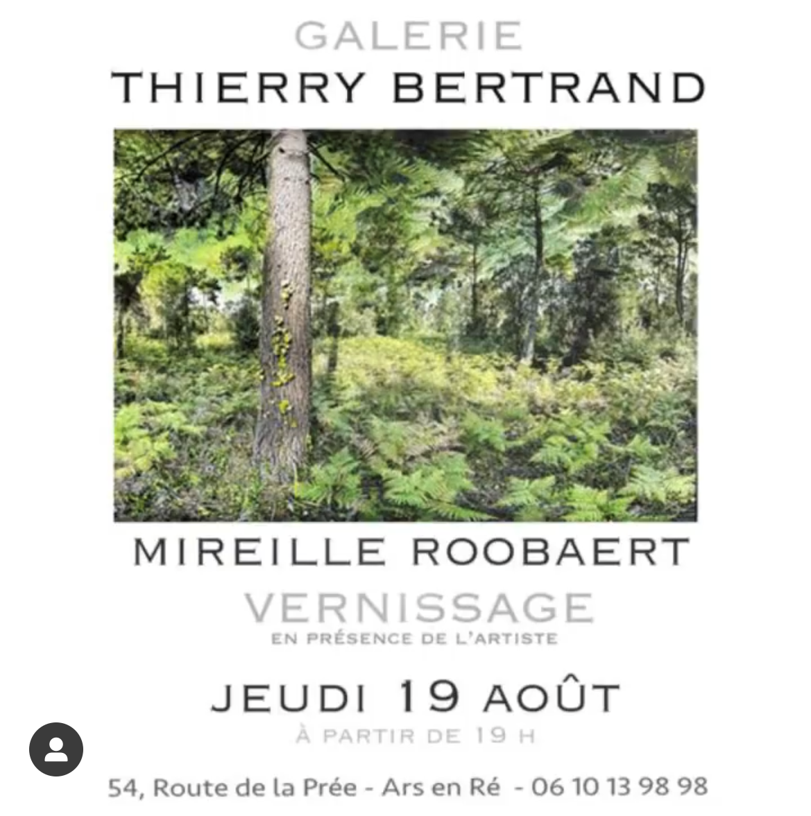 Galerie Thierry Bertrand brunch-ile-de-re