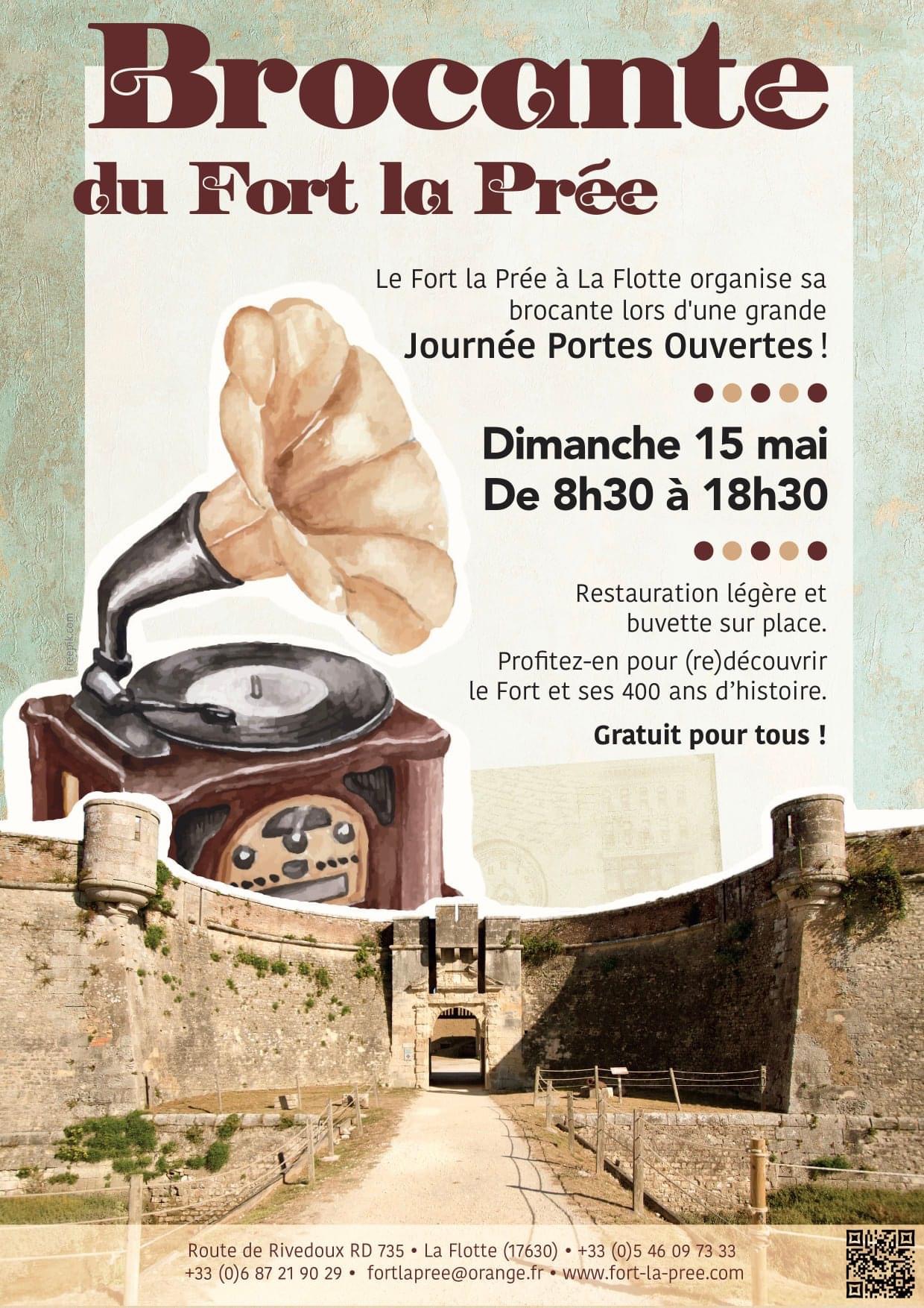 Brocante Fort la Prée brunch-ile-de-re