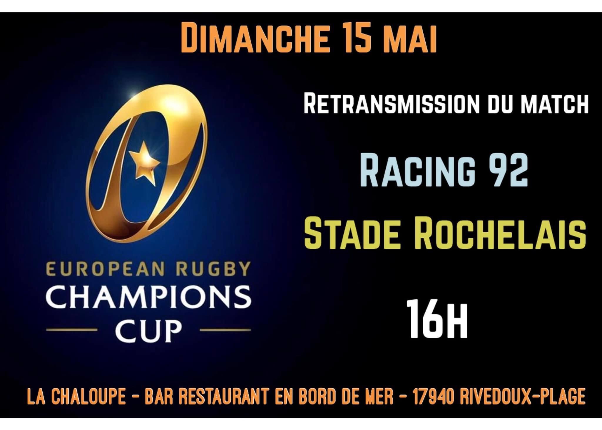 Retransmission Rugby brunch-ile-de-re