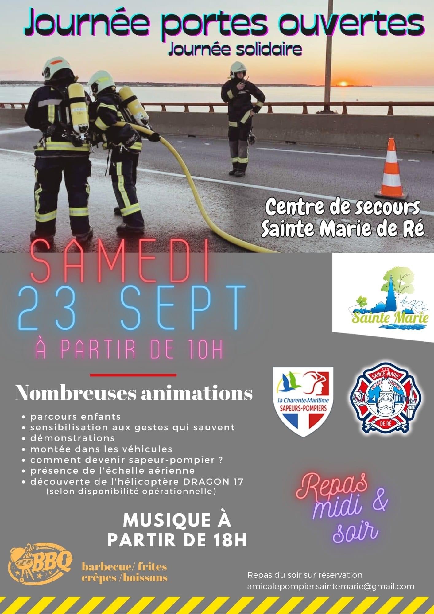 Portes ouvertes centre de secourt brunch-ile-de-re