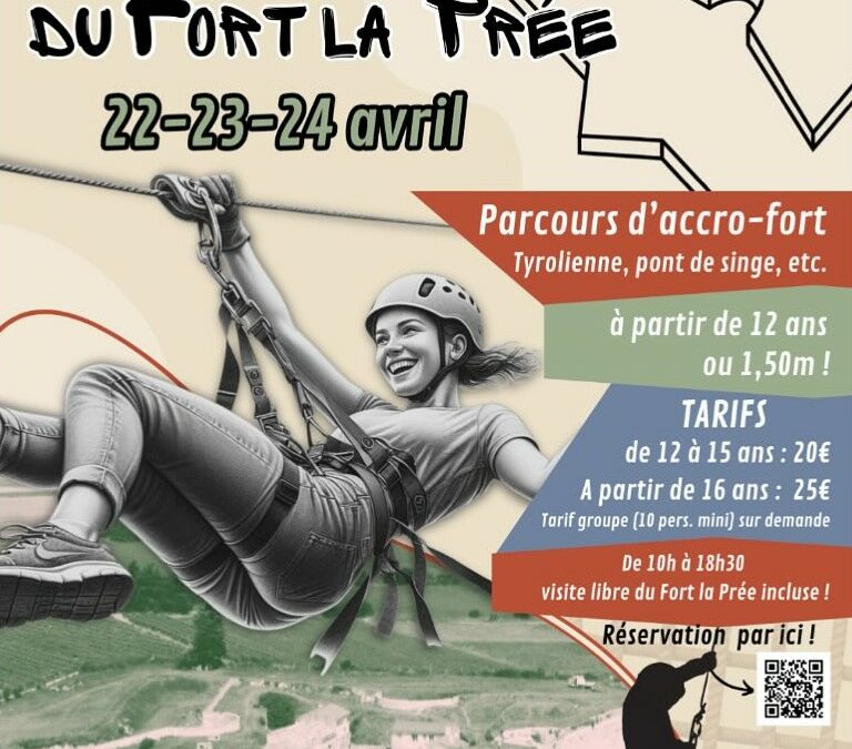 L’Accro-fort, Le fort La Prée pris d’assaut !